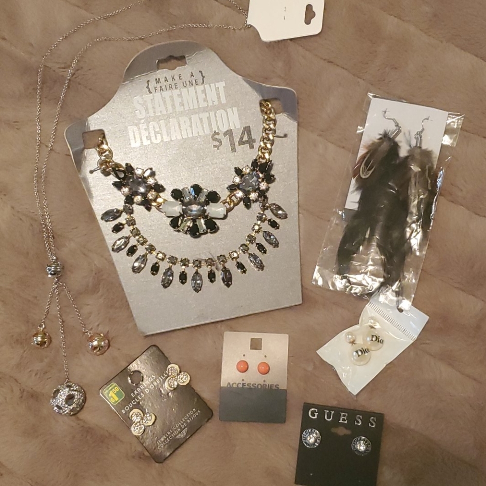 Earnings and Necklaces